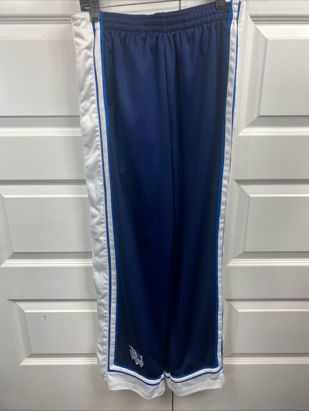 Vintage Dallas Mavericks Pants boys XL  16/18 NBA Snap Tearaway Warm Up Y2K